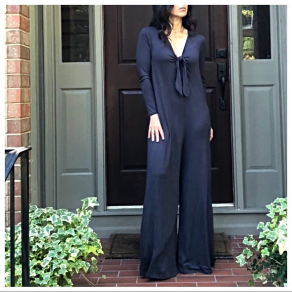 ✨LAST ONE ✨Wide leg side pocket jumpsuit - Picture 3 of 8